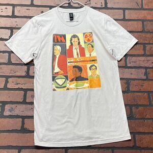 Marvel Men's S Loki TV Show Retro‎ Collage Graphic T-Shirt Off-White Tee